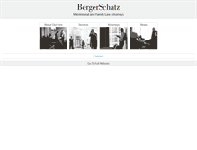 Tablet Screenshot of bergerschatz.com